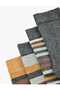 Cotton Multicolor 4-Piece Socks Set - 3