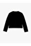Slim Fit Padded Crew Neck Long Sleeve Velvet Jacket with Fancy Buttons - 7