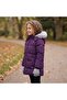 Girls' Winter Inflatable Coat Water-Repellent Cold-Proof Fur-Coated - 3