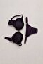 Violet Padded Underwired Purple Bra Set - 3