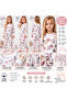 Girls' Pajama Set Teddy Bear Patterned Cotton Long Sleeve Winter Pajama Set - 2