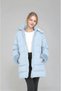 Girl's Fur Detailed Long Slim Fit Casual Winter Lined Thick Coat