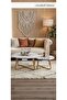 Elegant Nested Coffee Table Set, White Marble Top and Gold Base - 4
