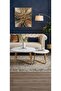 Elegant Nested Coffee Table Set, White Marble Top and Gold Base - 2