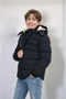 Boys' Winter Memory Fabric Hooded Comfortable Fleece Lined Thick Coat - 2