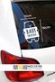 Baby on Board Car Special New Sticker White - 2