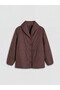Jacket Collar Women's Puffer Coat - 6