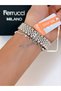 Steel Strap Calendar 2 Year Warranty 3 Atm Waterproof Women's Wristwatch + Bracelet Gift - 8