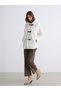 Ozmarka New Season White Shirt Collar Women's Teddy Coat - 2