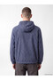 Relax Fit Hooded Gabardine Men's Coat - 4