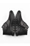 Black Genuine Leather Orthopedic Comfort Casual Boots/Shoes with Velcro and Zipper - 4