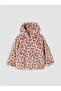 Lcw Kids Patterned Hooded Girls' Plush Coat - 5