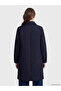Shirt Collar Patterned Women's Coat - 2