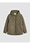 Lcw Vision Khaki Hooded Quilted Women's Puffer Jacket - 7