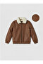 Lcw Kidsfur Collar Boys' Leather Look Coat - 6