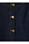 Ozmarka New Season Indigo Crew Neck Women's Jean Jacket - 6