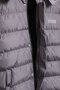 Anthracite Boy's Fur Lined Inflatable Coat with Removable Hood and Snap Closure 24900 - 6