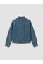 Ozmarka New Season Indigo Shirt Collar Women's Jean Jacket - 8