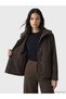 Ozmarka New Season Brown Hooded Women's Raincoat - 3