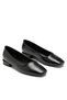 Women's Blunt Toe Heeled Mary Jane Black Ballet Shoes