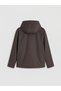 Ozmarka New Season Brown Hooded Women's Raincoat - 7