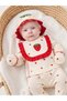 5-Piece Baby Girl Hospital Discharge Set with Strawberry Detail and Strawberry Hat - 4