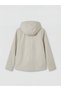 Özmarka New Season Beige Hooded Women's Raincoat - 5