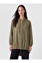 Özmarka New Season Khaki Hooded Women's Jacket