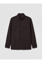 Ozmarka New Season Brown Regular Fit Stand Collar Men's Jacket - 6