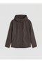 Ozmarka New Season Brown Hooded Women's Raincoat - 6