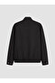 Özmarka New Season Black Regular Fit Stand Collar Men's Jacket - 5