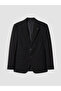 Özmarka New Season Black Regular Fit Men's Blazer Jacket - 4