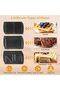 3-in-1 Waffle Maker with Removable Non-Stick Plates Sandwich & Panini Press, Belgian Waffle Function, Indicator Lights, Compact Breakfast Maker, Easy to Clean - 2