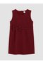 Özmarka New Season Red Bowknot Plaid Girls' Dress - 2