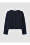 Ozmarka New Season Indigo Crew Neck Women's Jean Jacket - 7