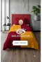 Galatasaray Licensed Legendary Bed Sheet 120X200Cm Elastic Duvet Cover Set
