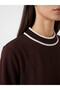 Lcw Everydaystriped Detailed Soft Touch Women's Sweatshirt Tunic - 3
