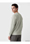 Özmarka New Season Green Crew Neck Men's Sweatshirt - 4