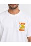 White Oversize Limoncello Printed Men's T-Shirt - 2