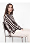 Esvab • Modern & Distinctive Striped Loose Fit Women's Sweatshirt Tunic