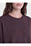 Embroidered Soft Touch Women's Sweatshirt Tunic - 3