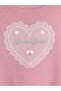 Pink 3 Thread Printed Standard & Regular Girls' Sweatshirt W6E871Z1-Gdr |   Lcw - 3