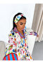 Premium Satin Fabric Buttoned Long Sleeve Pajama Set - with Bandage and Buckle Gift - 2