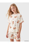 Timeless Clothing & Timeless Choices Zero Roba Collar Printed Girls' Pajama Set - 2
