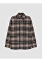 Esvab • Modern & Distinctive Checkered Embroidered Boys' Shirt - 2