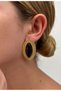 Steel Riviera Vintage Earrings Bitter Coffee - 2