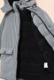 Anthracite Boy's Puffer Coat with Flap Pockets, Embroidered Logo, Fur Inside, Removable Hood 24922 - 4