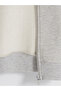 Women's Thick Zippered Sweatshirt with Hood - 7