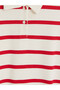 Women's T-Shirt with Devrik Roba Collar and Stripes from Uzg Store for Style Enthusiasts - 7