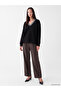 Black Oversize Soft Touch Women's Sweatshirt - 2